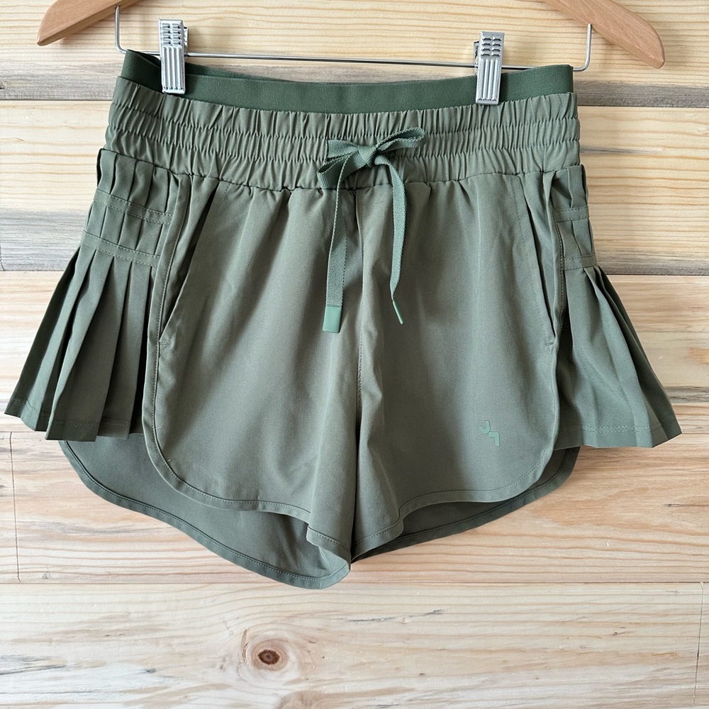 JoyLab Sage Green Women's Athletic Shorts - Picture 2 of 4